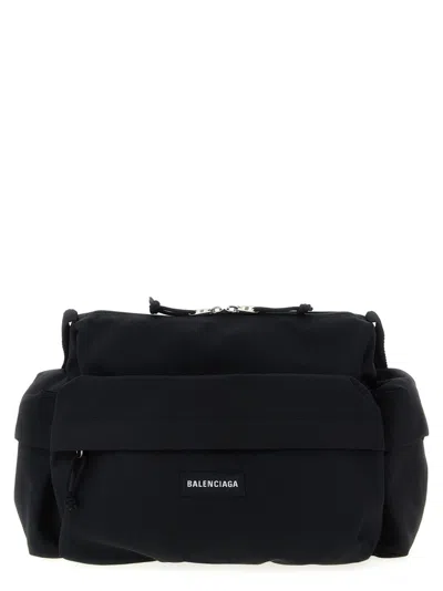 Balenciaga Black Explorer Small Messenger Bag