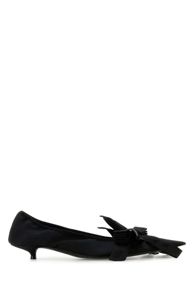 BALENCIAGA BLACK FABRIC LUIGI XV PUMPS