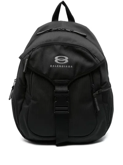 Balenciaga Black Fabric Unity Backpack