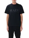 Balenciaga Black Faded Regular Fit Logo T-shirt In Black