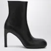 Balenciaga Ankle Bootie With Round Toe Design In Black