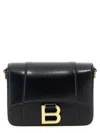 Balenciaga Black Leather Small Hourglass Crossbody Bag
