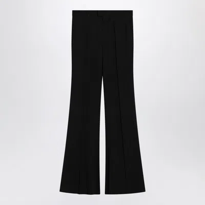 Balenciaga Black Flared Pants In Viscose Women