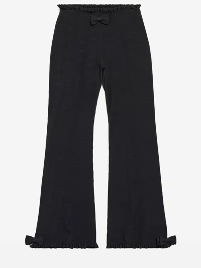 Balenciaga Black Flared Trousers