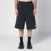 Balenciaga Black Fleece Collab Under Armour Shorts In Black