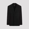 Balenciaga Tailored Jacket Buttoned Cuffs In Black