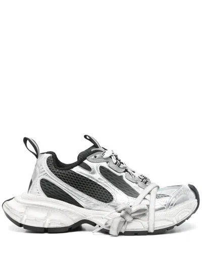 Balenciaga Black Grey And White 3xl Textile Sneakers