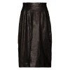 BALENCIAGA BALENCIAGA BLACK HIGH-WAISTED MIDI LARGE SKIRT