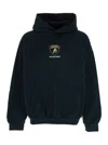 Balenciaga Black Hoodie With Fixed Hood And Logo Print On The Front In Cotton Man In Black