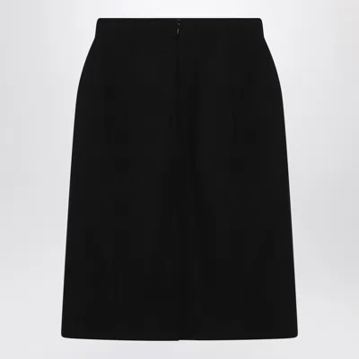 Balenciaga Black Hourglass Midi Skirt