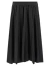 Balenciaga Women Black Hybrid Pleated Skirt, 28 Luxury Skirts For Women Darveys In Black