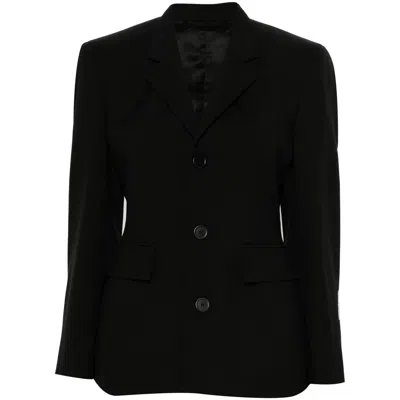 BALENCIAGA BALENCIAGA BLACK JACKETS - BLAZERS WOMEN