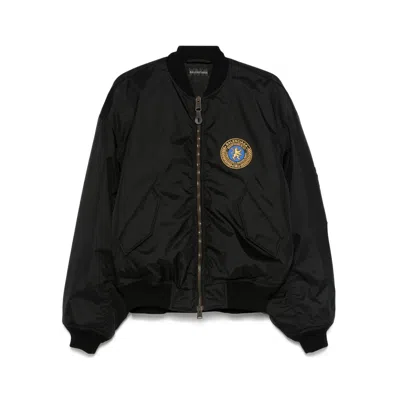 BALENCIAGA BALENCIAGA BLACK JACKETS - BOMBER JACKETS MEN
