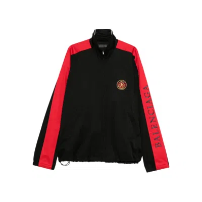 Balenciaga Black Jackets Men In Multi