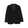 Balenciaga Single-breasted Blazer In Black
