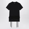 Balenciaga Lace Up Back Bow Detail T-shirt