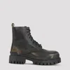 Balenciaga Leather Boot In Black