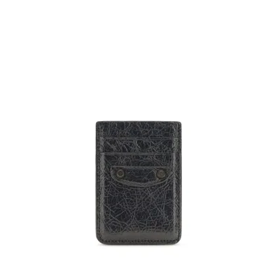 Balenciaga Black Lamb Ovis Aries Aries Wallet