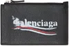 Balenciaga Black Large Cash Cardholder In Black