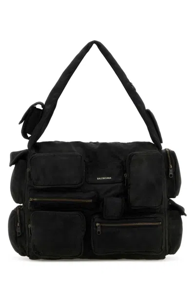 BALENCIAGA BLACK LARGE SUPERBUSY BAG