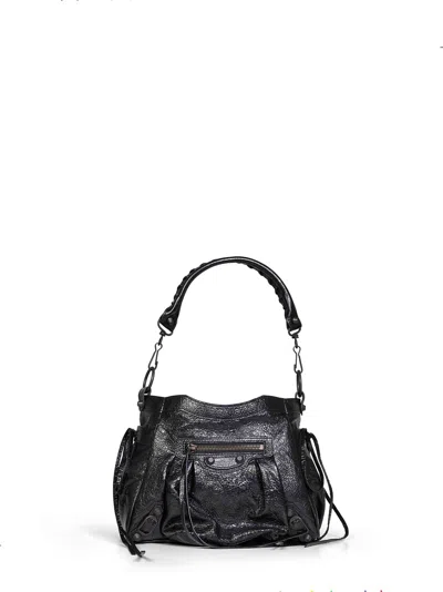 Balenciaga Black Le City Bucket Bag Small
