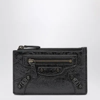 Balenciaga Black Le City Cardholder With Coin Pocket