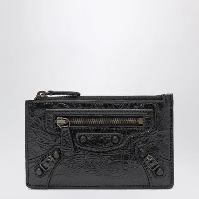 Balenciaga Black Le City Cardholder With Coin Pocket