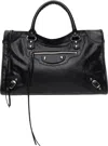 Balenciaga Small Leather Le City Top-handle Bag In 1000 Black