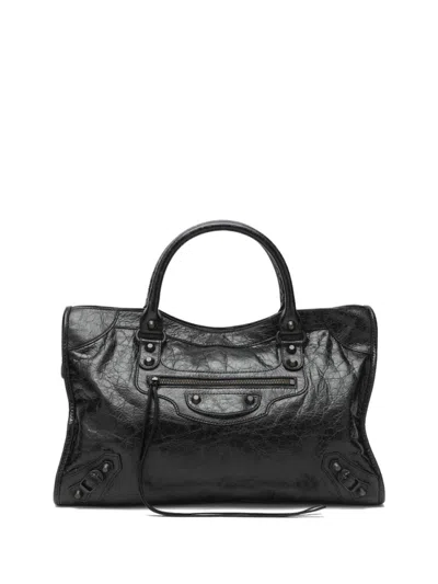 Balenciaga Black Le City Medium Satchel