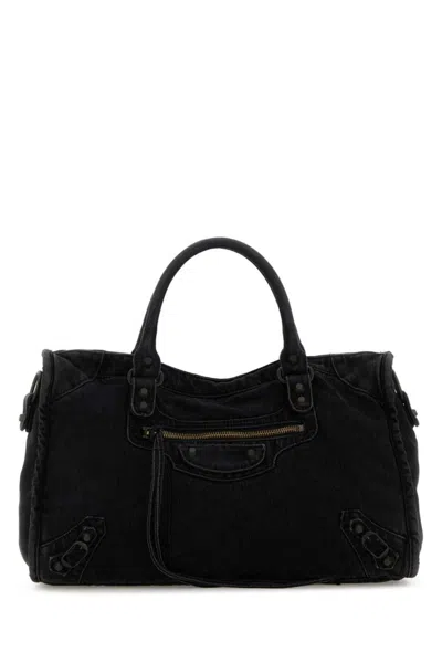 Balenciaga Black Le City Medium Satchel