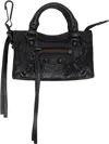 Balenciaga Black 'le City' Micro Bag Charm In 1000 Black