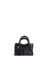 Balenciaga Nano Leather Le City Top-handle Bag In Black