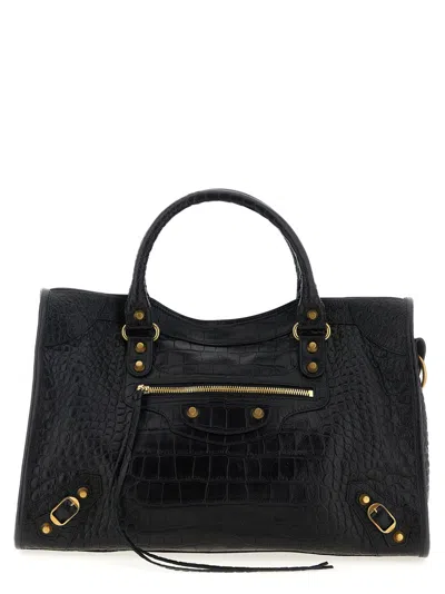Balenciaga Black Le City Satchel