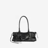 Balenciaga Women Le City East West Shoulder Bag In Black