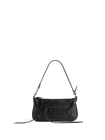 BALENCIAGA BLACK LE CITY SHOULDER BAG