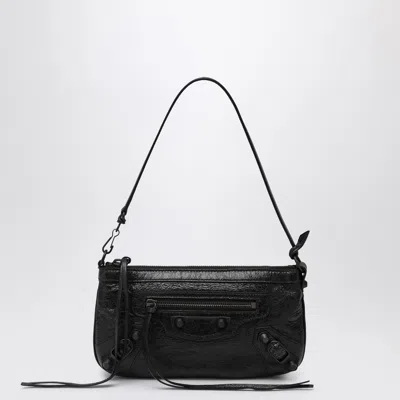 Balenciaga Black Le City Shoulder Pouch