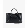 Balenciaga Small Le City Arena Lamb Bag In Black