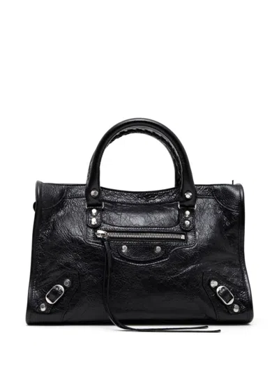 BALENCIAGA BLACK LE CITY SMALL SATCHEL