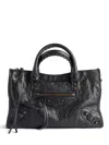 Balenciaga Black Le City Small Satchel In Black