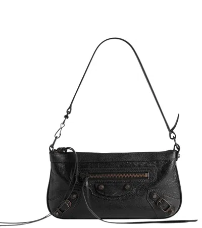 Balenciaga Black Le City Small Shoulder Bag