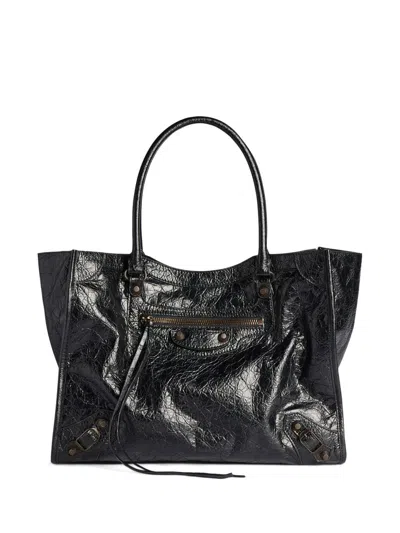 Balenciaga Le City Tote Bag In Black
