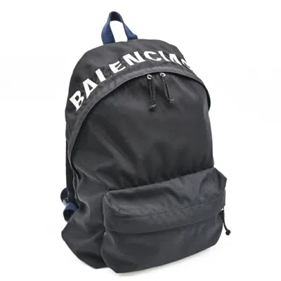 Pre-owned Balenciaga Black Leather Backpack ()