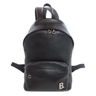 Pre-owned Balenciaga Black Leather Backpack ()