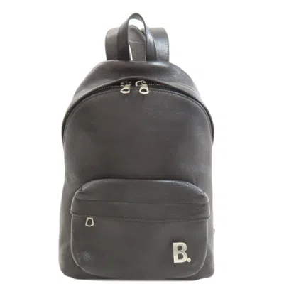 Pre-owned Balenciaga Black Leather Backpack ()