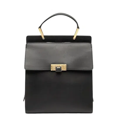 Pre-owned Balenciaga Black Leather Backpack ()