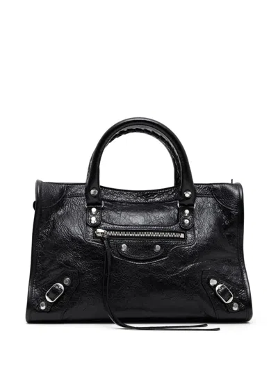 BALENCIAGA BALENCIAGA BLACK LEATHER BAGS