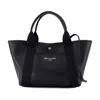 Balenciaga Black Leather Biarritz Shopping Bag