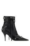 Balenciaga Cagole 50 Ankle Boots In Lamb Leather