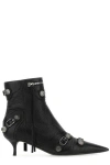 Balenciaga Cagole 50 Ankle Boots In Lamb Leather