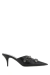 Balenciaga Cagole 90 Pointed Mules In Lamb Leather